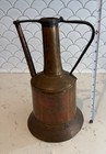 Antique  19th Century Large Turkish Middle Eastern Copper Ewer Water Pitcher