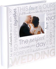 International Designs 4x6 Horizontal 2 Up Wedding Photo Album White Book Bound M