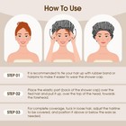 Shower Cap  Flexible Adjustment Shower Caps For Women Reusable Waterproof Cut   