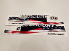 Mercury 50 Fs Efi  2005-2007  Us Flag Edition Outboard Decal Adesivo Sticker Set