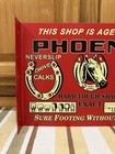Phoenix Horse Shoes Flange Sign 2 Sided Farm Vintage Style Wall Decor
