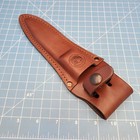 Knives Of Alaska Trekker Series Leather Fixed Blade Knife Belt Sheath Pouch Fs