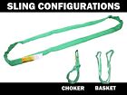 Round Sling Green Endless 4 Ft Polyester Rim Sling Crane Tow Lifting Belt