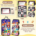 Tummy Time Mirror Toys  High Contrast Baby Toys For Newborn