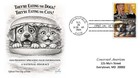 Trump -  cats   Dogs  - Faux-fdc Cover -  artistamp  Faux Postage  Cinderella 