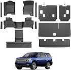 Floor Mats For Tahoe  Yukon 2015-2020  All Weather Floor Mats Trunk