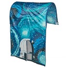 Ikea Kura Kids Bed Tent Canopy Netting  Space  Blue   New
