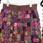 Vintage Yo Yo Quilt Skirt   Vest Handmade See Measurements    