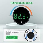 2  aquarium Digital Thermometer Led Fish Tank Temperature Gauge With Touch Screen