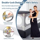 Bed Rail For Toddlers  Baby Bed Rail Guard With Double Child Safety Lock  30    