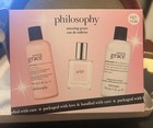Philosophy Amazing Grace 4 Piece Set 32 Oz Shower Gel 3 Oz Perfume Lotion Soap