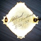 Unique 1930s 6 93g 14k Gold Chicago Nursing School Award To Mildred Stenlund