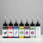 Dynamic Tattoo Ink Kit - 7 Rich Colors In 15ml Bottles For Masterful Art