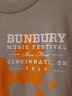 2012 Bunbury Festival Cincinnati Concert T-shirt L  Weezer Jane s Addiction Edm