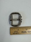 10 Pack - 1  Nickel Plated Steel Single Prong Heavy Duty Roller Buckles