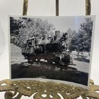 Vintage Pickering Lumber Corp 2 Steam Locomotive Photo 4x5 B w Gelatin Original