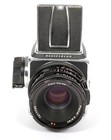 Hasselblad 500c m Camera W  Planar Cf 80mm F2 8 Lens   A12 Ii Back   Wlf  3045