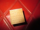 Vintage Terminix Pest Control Metal   Wood 1960 s Small Printers Block