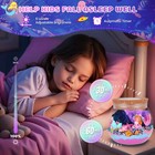 Mermaid Terrarium Crafts Kit For Kids Led Night Light Birthday Gift For Girls