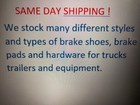 Dbc-250 Kodiak 7k-8k Trailer Brake Pad Set For Two Wheels  Ships Today 