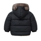 Toddler Kids Winter Puffer Jacket Cute Bear Hooded Fleece Padded Warm Snow Coat