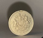 1985 Great Britain   1 Round Pound Royal Arms Reverse Elizabeth Ii Km 934