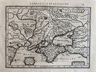 Ukraine Antique Map Of Crimea   taurica Chersonesus   By Mercator   C  1628