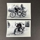 Lot Of 5 Vintage Yamaha Motorcycle Photos Black And White Glossy 5 X 3 5