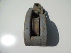 Vintage Usn Wood-bronze  Pulley