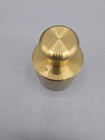 Vintage T j   Edwards Boston Brass Scale Weight 2 Pound 2lb  Milled Brass