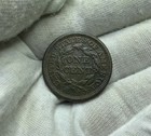 1845 Braided Hair Large Cent Copper Philadelphia Us One Cent Coin F421