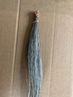 50g Horsetail Hairs Bowhairs 31-32  Natural Light Grey Mongolia Horsetail Hairs