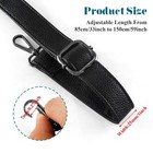 1pc Purse Strap Replacement Adjustable Pu Leather Shoulder Bag Strap 1 Inch W   