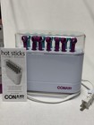 Conair Hot Sticks Flexible Bendable Hair Rods Rollers Curlers Blue purple Tested
