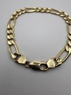 14k Yellow Gold Figaro Link Men   s Bracelet 8-3 4       23 21 Grams