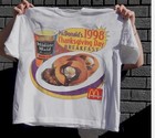 Mcdonalds  98 Thanksgiving Breakfast Promo Vintage T-shirt