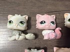Littlest Pet Shop Persian Cat Lot 15 129 251 328 460 878 Yellow White Grey Pink