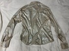 Vintage Panhandle Slim Iridescent Metallic Pearl Snap Western Shirt Large Rare