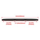 Tailgate Spoiler Cap Molding Top Protector For 99-06 Silverado   Sierra