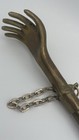 Vgt Solid Brass Shoe Horn With Hand Back Scratcher 18  W  Attached Hanger