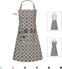 Kitchen Cooking Aprons With 3 Pockets For Men Women - Cotton Adjustable Profe   