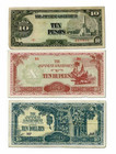 World War Ii Japanese Invasion Banknotes 1941 album Certificate Of Authenticity