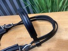 Two Horse Tack Neoprene Padded Beta Biothane Halter Bridle With Bit Hangers