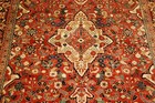 Natural Wool Old Orintal Rugs  Hand Woven knotted Size Approximately 4 3 x 6 10 