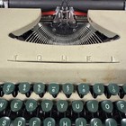 Sears Tower Quiet Tabulator Typewriter     Vintage 1960s Green W  Case M 8716000