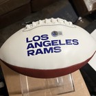 Nfl Auto   Signed Football Autograph Coa Beckett Bas Los Angeles Rams Nfl Ball