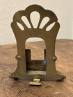 Antique 1900 Art Nouveau Brass Decorative Stand