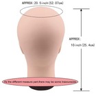 Bald Mannequin Head - Female Professional Cosmetology Training Head For Wigs    