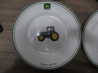 John Deere Gibson Dinner Plates Set Of 4 Tractor Farmhouse Kitchen Decor