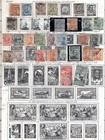 Stamp Collection- Italy On Vintage Album Double Sided Page  c541 